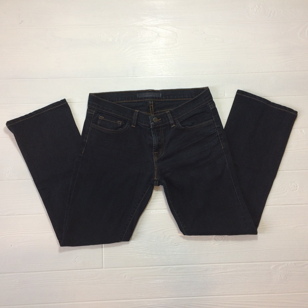 ❤️J.Brand Jeans Dark Wash Straight Stretch SZ 27